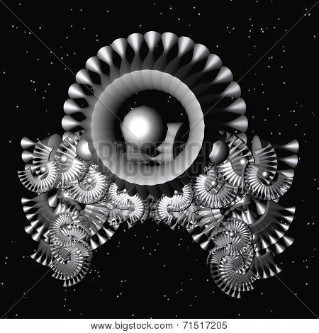 Visualization Of A Fractal Structure