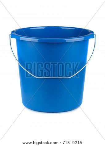 Empty Blue Bucket