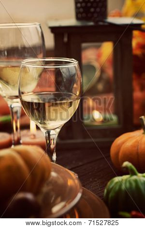 Restaurant Autumn Place Setting