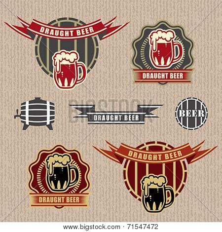 Draught beer labels