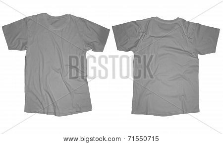 Grey T-Shirt Template