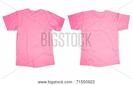 Pink T-Shirt Template