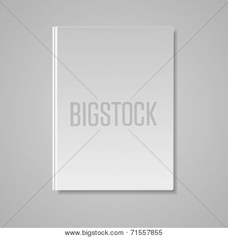 Blank Book Cover Template