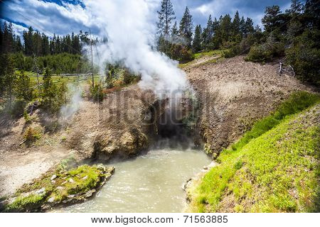 Dragon's Mouth, Mud Volcano Pool