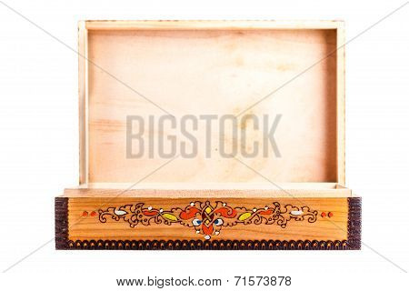 Open Box Over White
