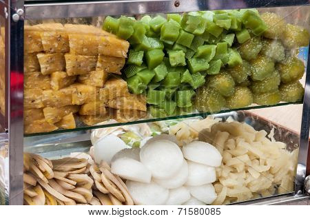 Vietnamese banana and tapioca desser