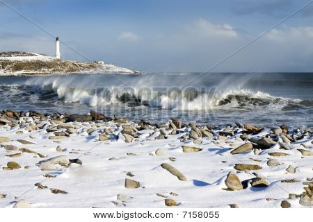 Greyhope Bay, Aberdeen, Schottland