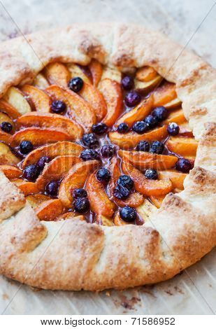 Fruits And Berry French Galette