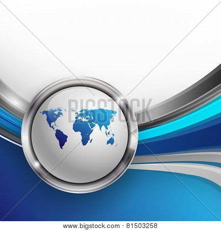 background with web button