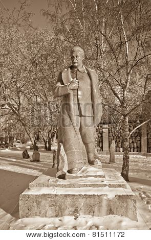 Sculpture Of Joseph  Stalin (circa 1938). Moscow, Russia