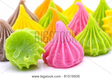 Aalaw Thai Candy On White Background