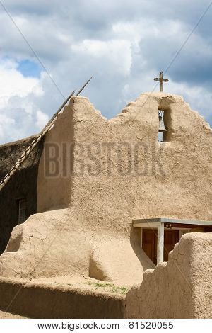 San Lorenzo De Picuris Church In New Mexico