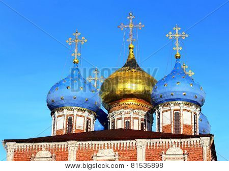 Domes Of The Orthodox Cathedral