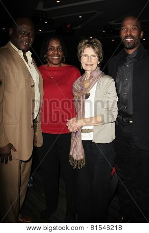 LOS ANGELES - JAN 28: Wale Jimoh, Marcia Thomas, Dr Tamela Hultman, Ntare Guma Mbaho, Mwine at the 30th Anniversary of 'We Are The World' at The GRAMMY Museum on January 28, 2015 in Los Angeles, CA