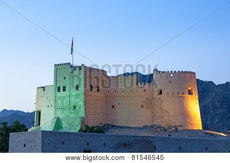 Historic Fort In Fujairah, UAE