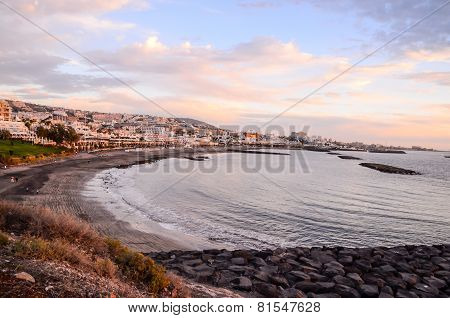 View of Playa de Fanabe Adeje Tenerife