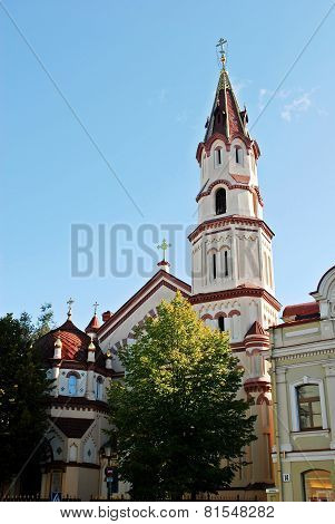 Orthodox Church Of Saint Nicholas In Vilnius, Lithuania