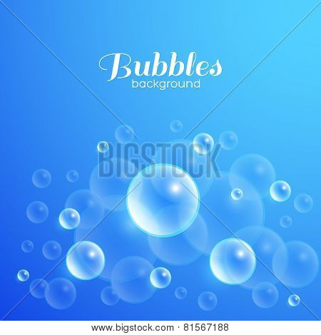 Air Bubbles Background