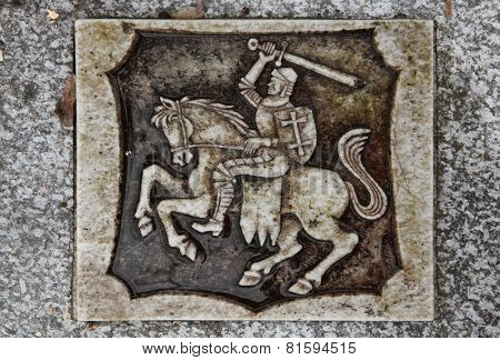 Belarusian national coats of arms known as the Pahonia. 