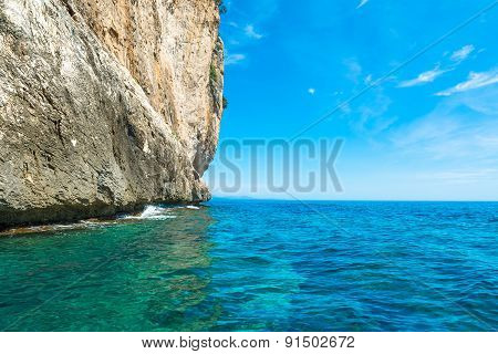 Rocky Cliff By The Shore