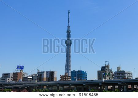 Tokyo skyline at daytime