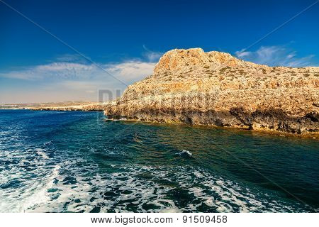 Cape Greco From The Sea