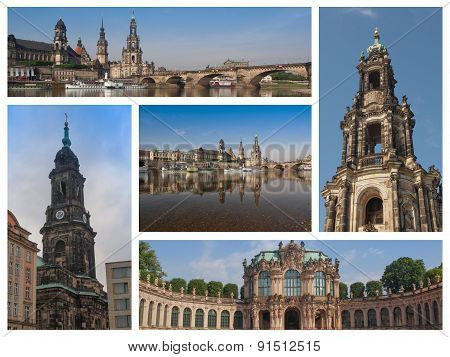 Dresden Landmarks Collage