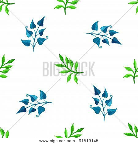 Vector Seamless Watercolour Pattern.