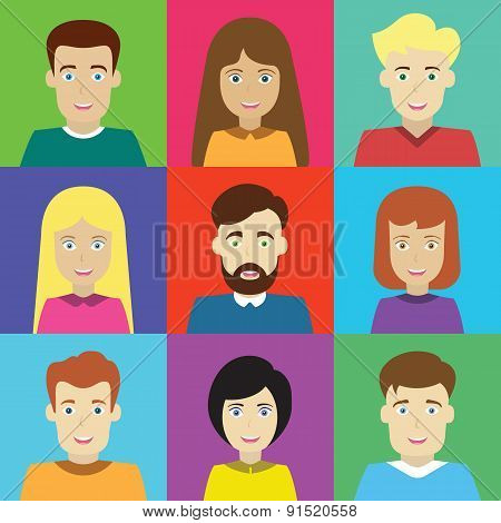Male and Female Avatars