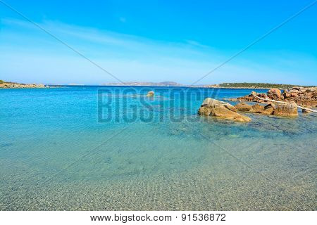 Rocks In The Water In Conca Verde Beach