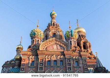 Church Of The Saviour On Spilled Blood In St. Petersburg