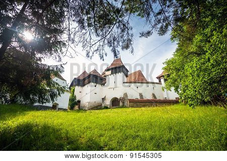 Fortified Church At Viscri In Transylvania