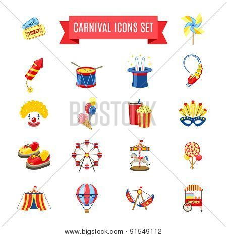 Carnival Icons Set