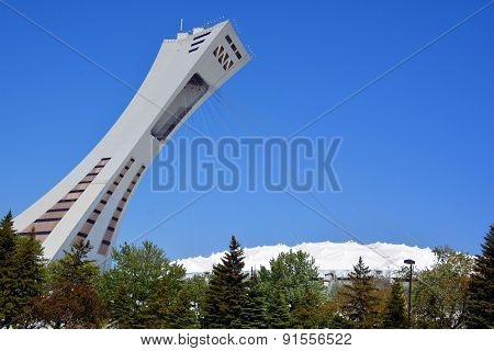 The Montreal Stadium and towe