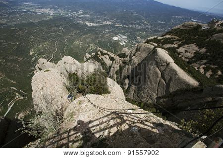 Montserrat mountains, Barcelona, Spain.