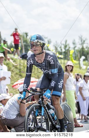 The Cyclist Vasili Kiryienka - Tour De France 2014