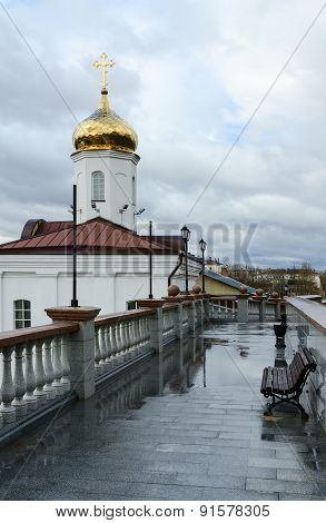 Holy Spirit Female Monastery And Stairs To Uspenskaya Hill, Vitebsk