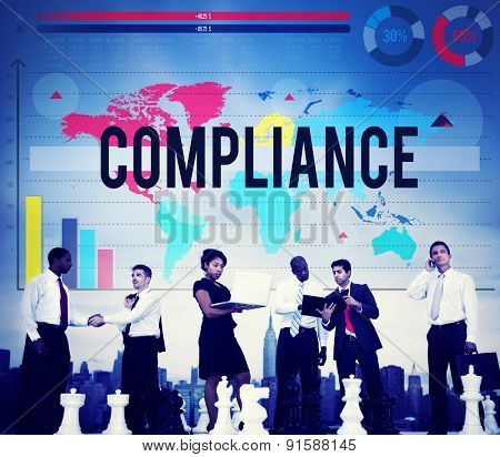 Compliance Agreement Acceptance Strategy Business Concept