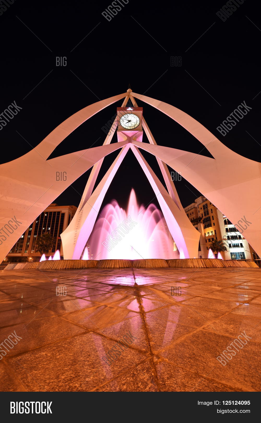 Dubai Clock Tower Image & Photo (Free Trial) Bigstock