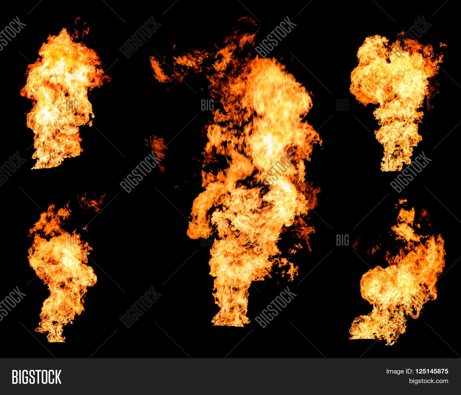 Blazing Fire Raging Image & Photo (Free Trial) | Bigstock