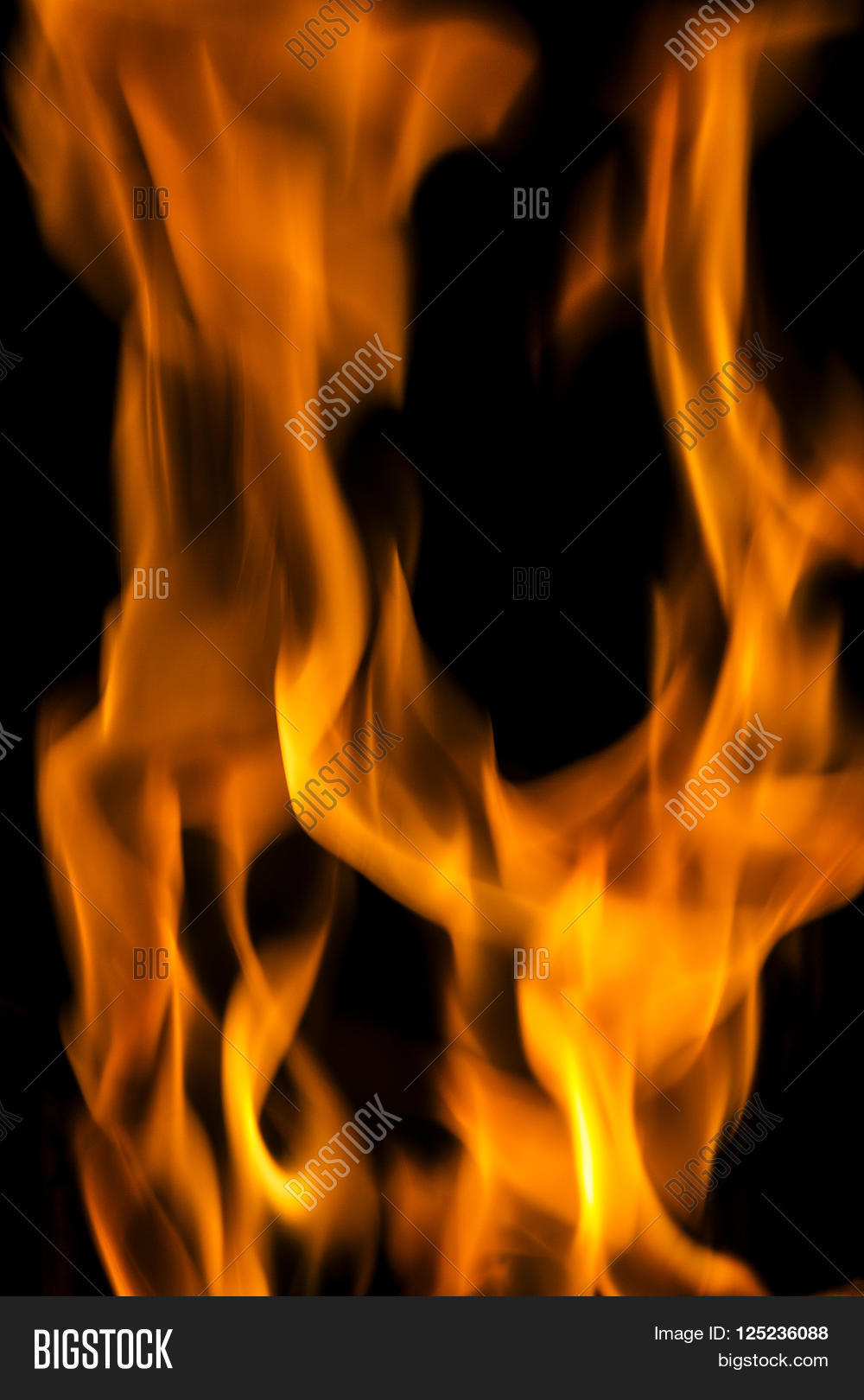 Fire Flames On 图片和照片(免费试用) | Bigstock