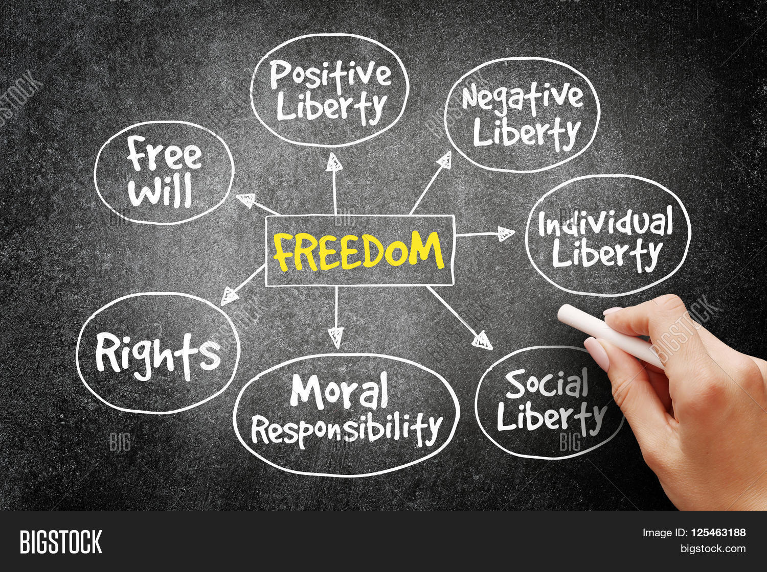 Concept Mapping About Freedom Freedom Mind Map Image & Photo (Free Trial) | Bigstock