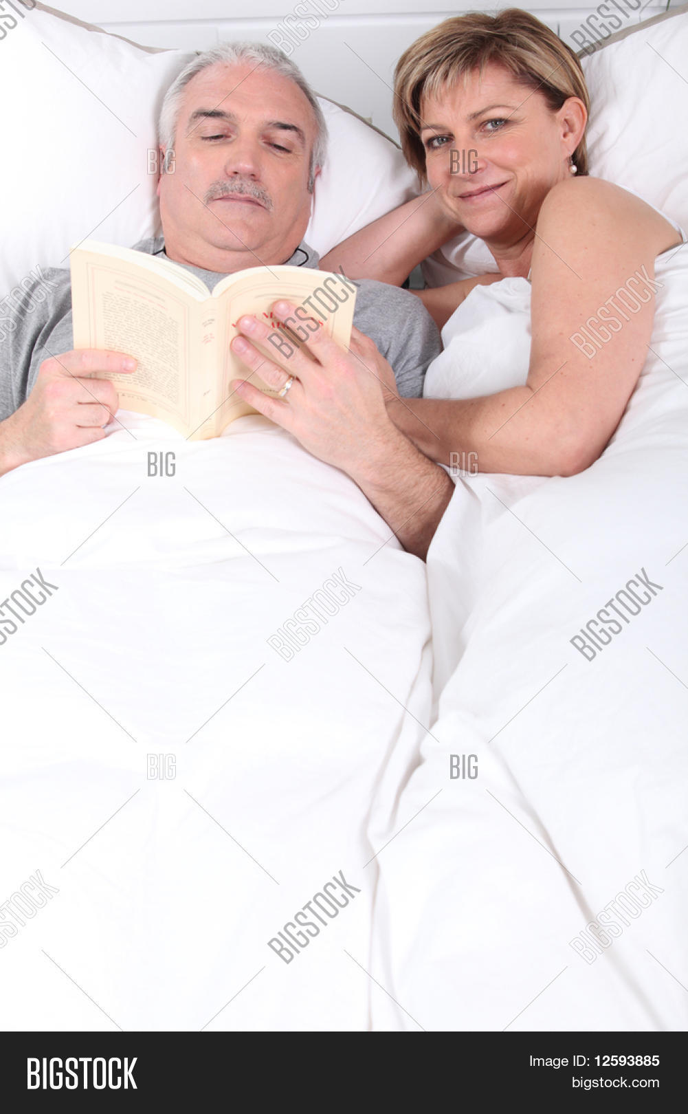 Couple Laid Bed Image & Photo (Free Trial) Bigstock