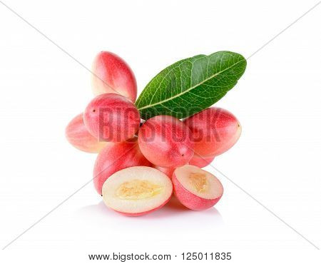 Carunda Or Karonda Isolated On White