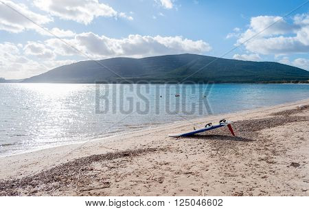 Landscape Of Mugoni Beach Sardinia