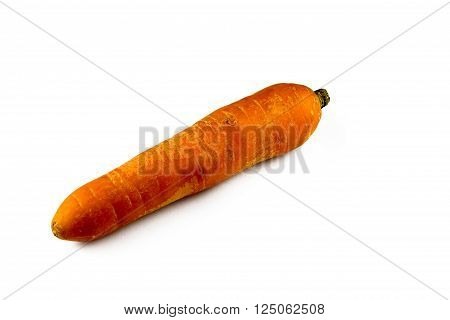 Organic vegetables isolated on the white background