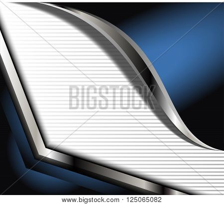 Blue background vector overlap dimension on white background square line for text and message design