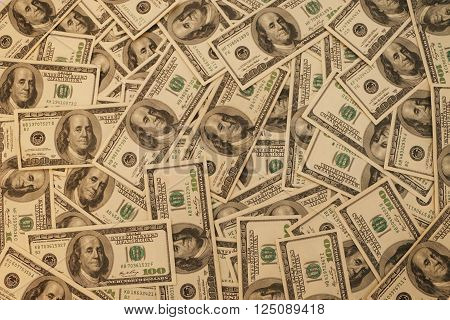 background of one hundred dollar bills background to work