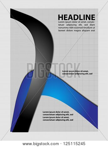 elegant business brochure flyer design vector template design