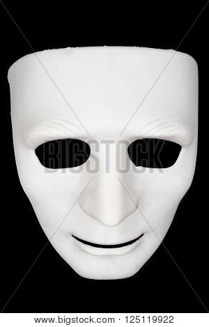 a White mask on the black background.